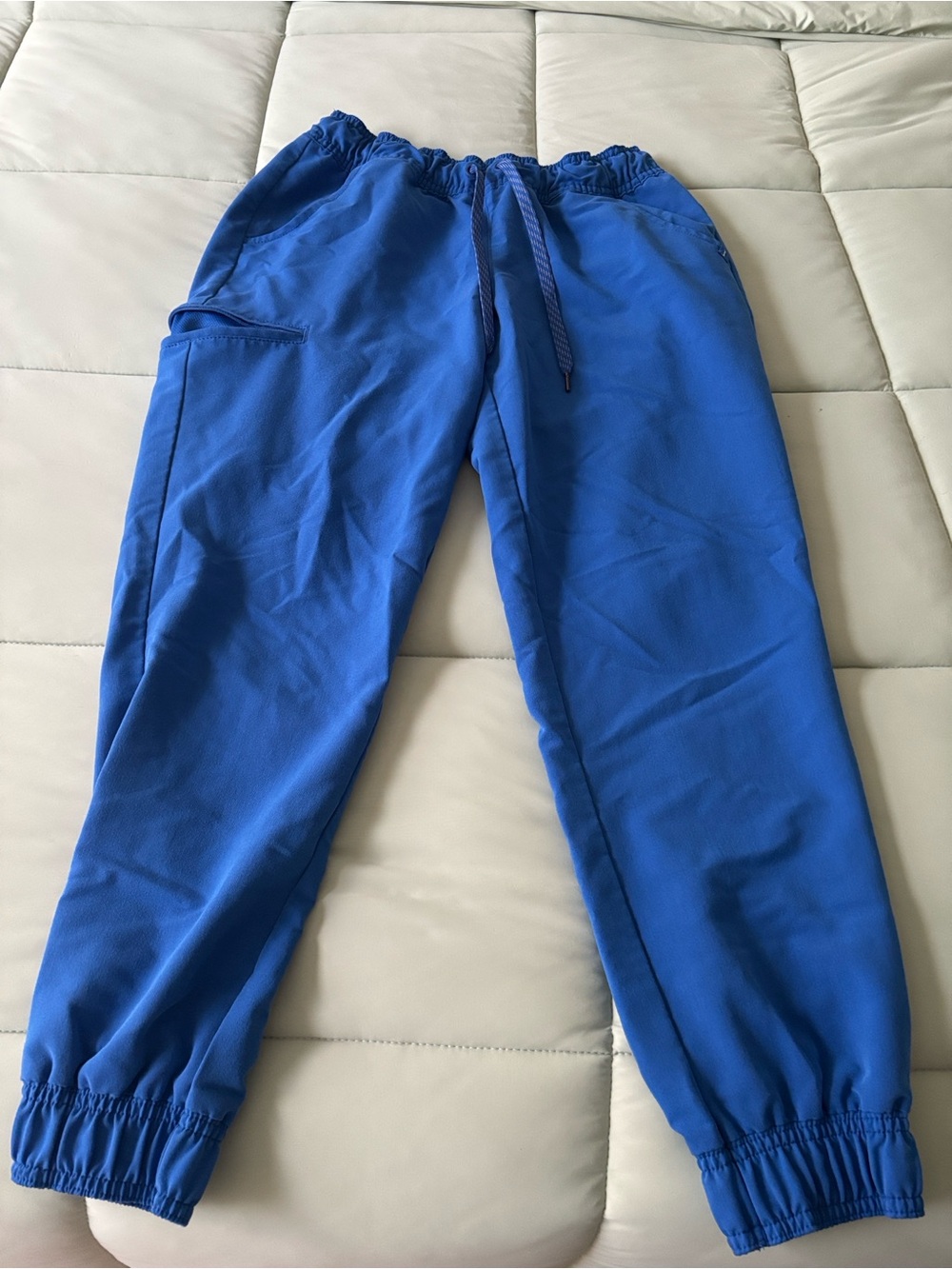Jaanuu Royal Blue Women's Elastic Waist Jogger Pants